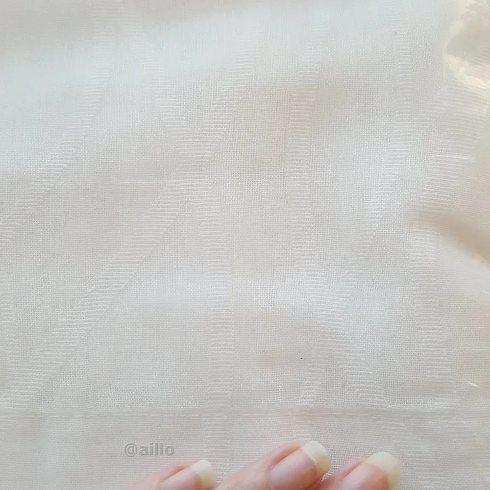 IKEA SPARVORT Sheer curtains, white